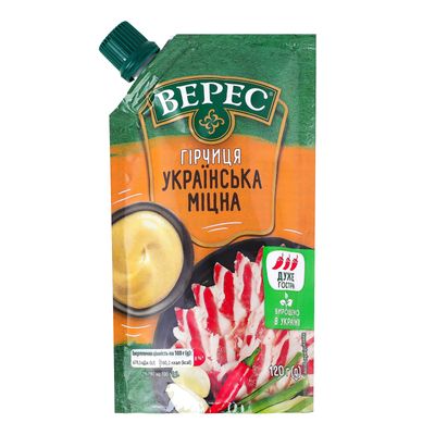 Musztarda VERES 120g ukr mocna