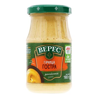 Musztarda VERES 190g ostra