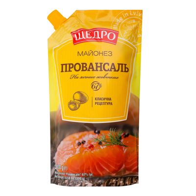 Майонез 67% Провансаль Щедро 300г