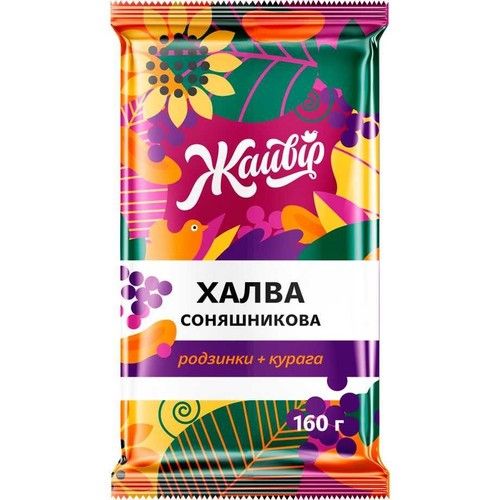 Chałwa słonecznikowa "Mieszanka owocowa" 160 g