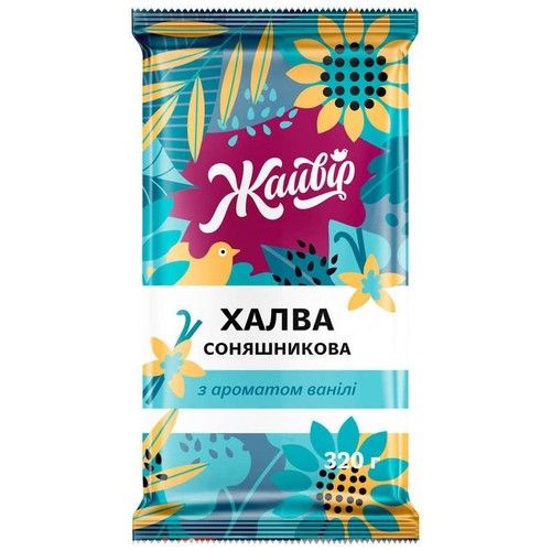 Chałwa słonecznikowa o smaku waniliowym 320 g
