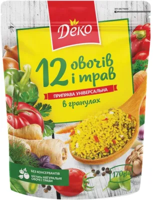 Przyprawa uniwersalna “12 Warzyw I Ziół” 170g