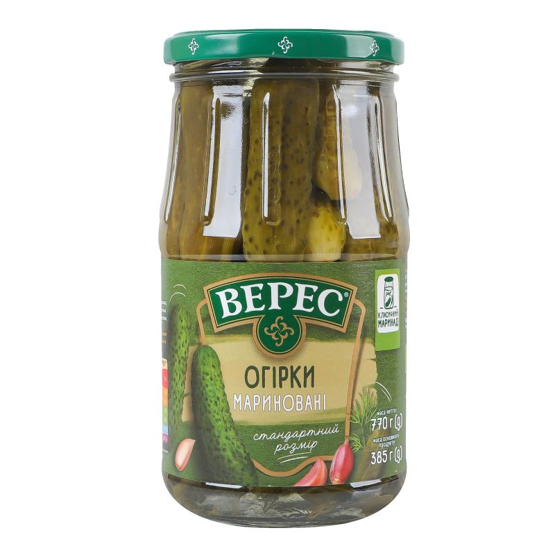 Ogórki marynowane VERES 770g