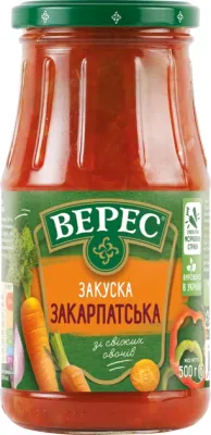 Przekąska warzywna "ZAKARPACKA" 500g