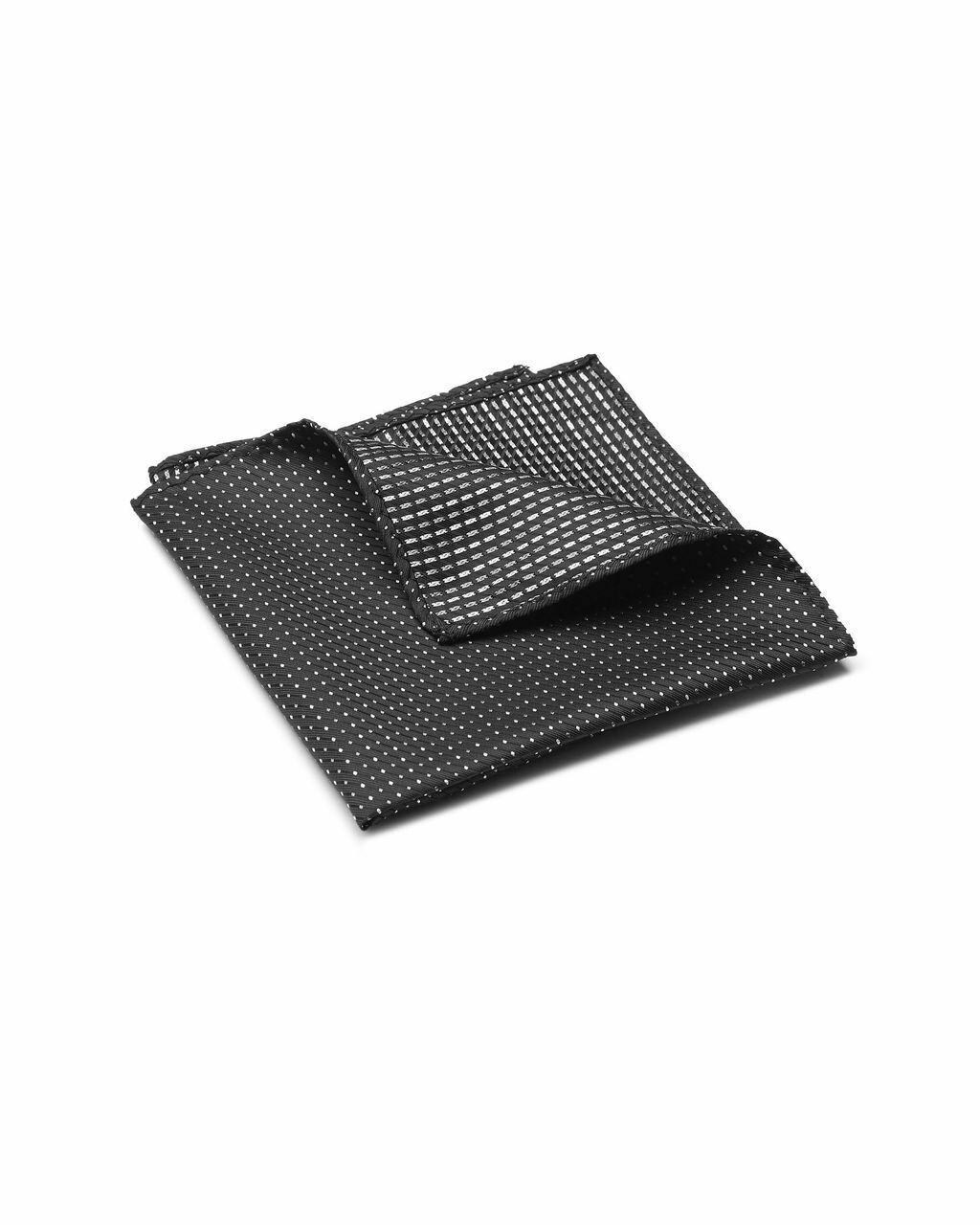 Pocket Square, Micro Dot, Black
