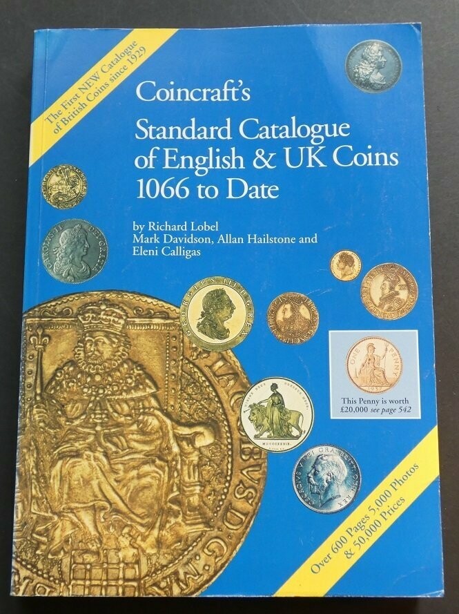 British; Richard Lobel, "Coincraft's Standard Catalogue of English & UK Coins 1066 to Date", Signed