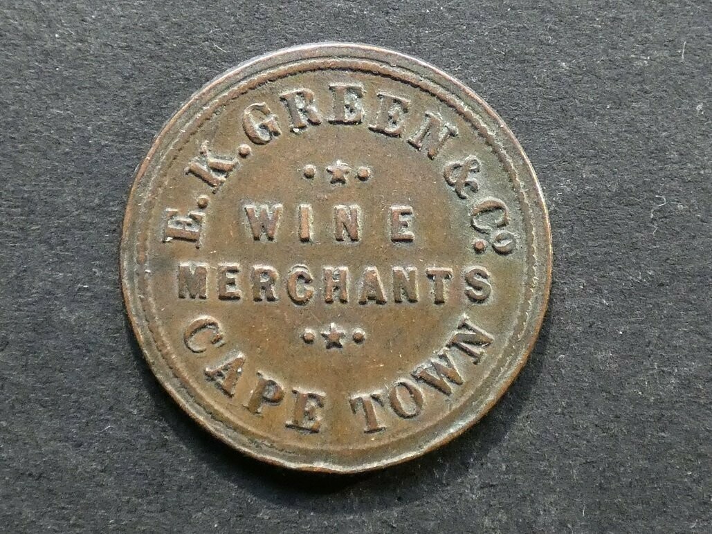 South Africa, Cape Town, E.K. Green & Co., Farthing token