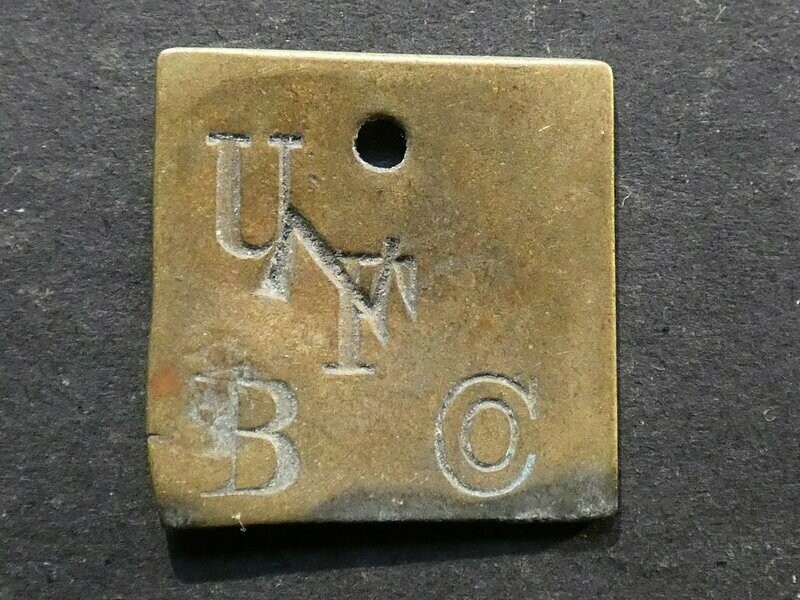 Jamaica, Bowden, dock worker's tally, United Fruit Co.