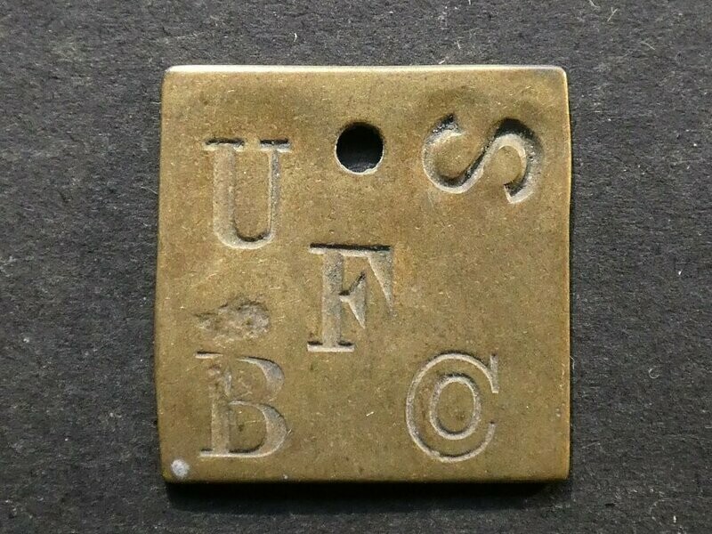 Jamaica, Bowden, dock worker's tally, United Fruit Co.