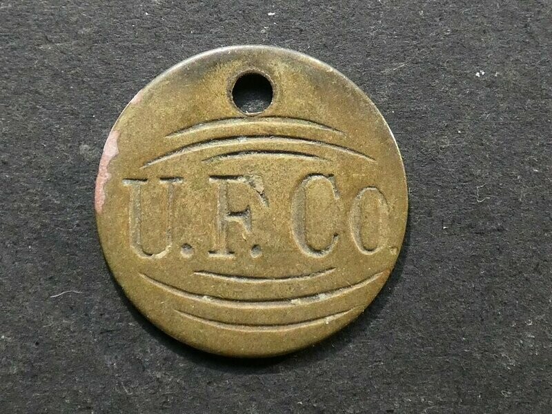 Jamaica, Kingston, dock worker's tally, United Fruit Co.