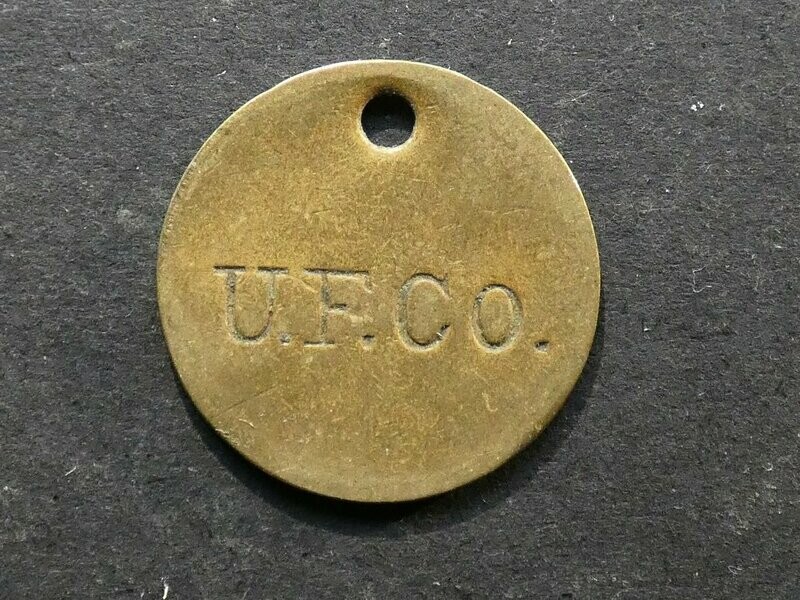 Jamaica, Kingston, dock worker's tally, United Fruit Co.