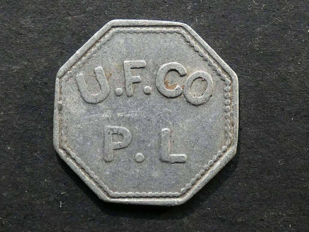 Jamaica, Portland, dock worker's tally, United Fruit Co.