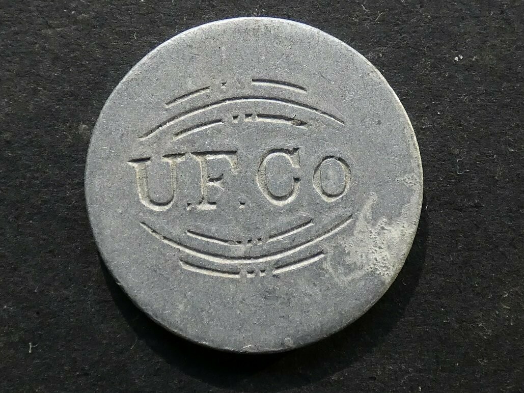 Jamaica, Kingston, dock worker's tally, United Fruit Co.