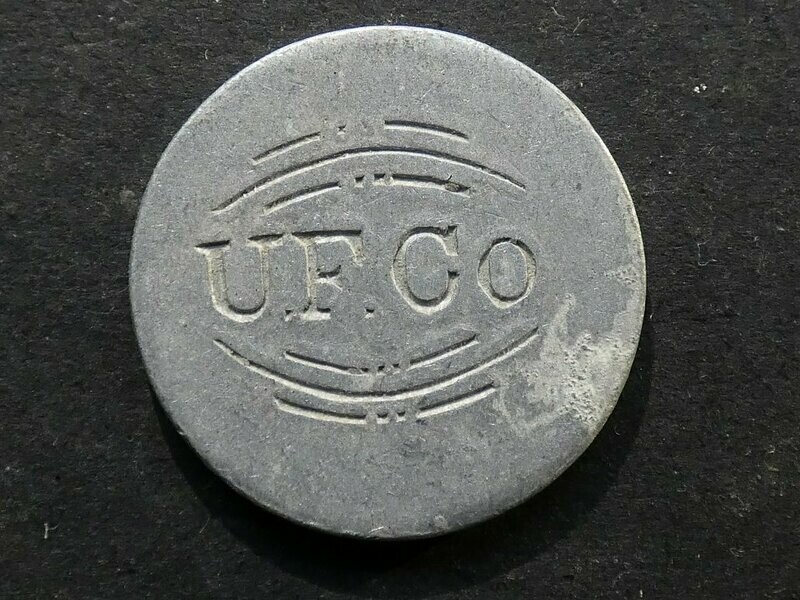 Jamaica, Kingston, dock worker's tally, United Fruit Co. Jamaica, Kingston, dock worker's tally, United Fruit Co.