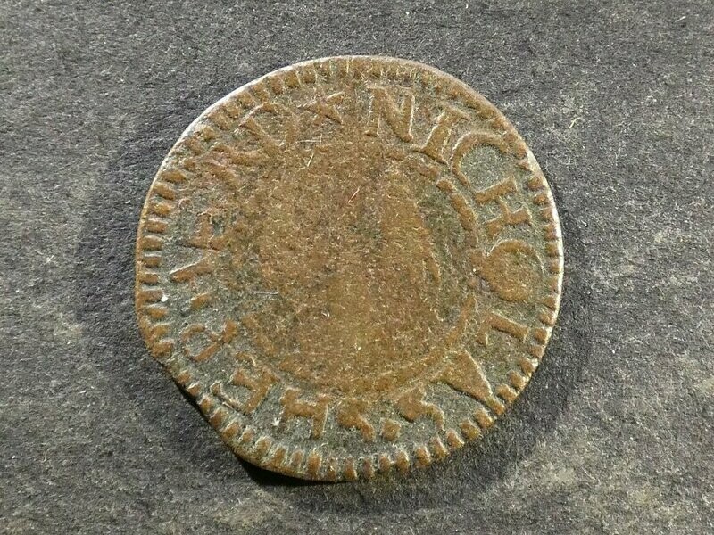 17th Century Farthing, Suffolk, Saxmundham, W-289