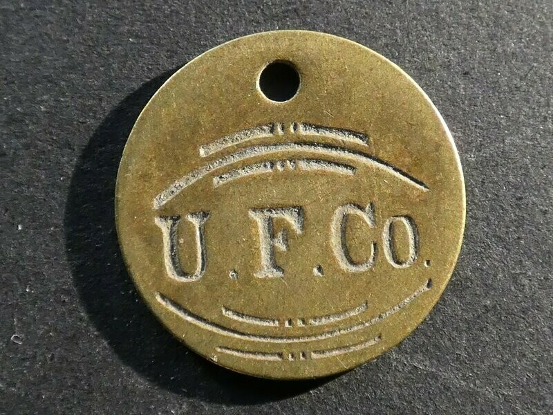 Jamaica, Kingston, dock worker's tally, United Fruit Co.