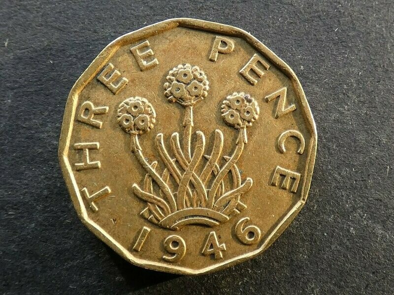 Threepence, 1946.