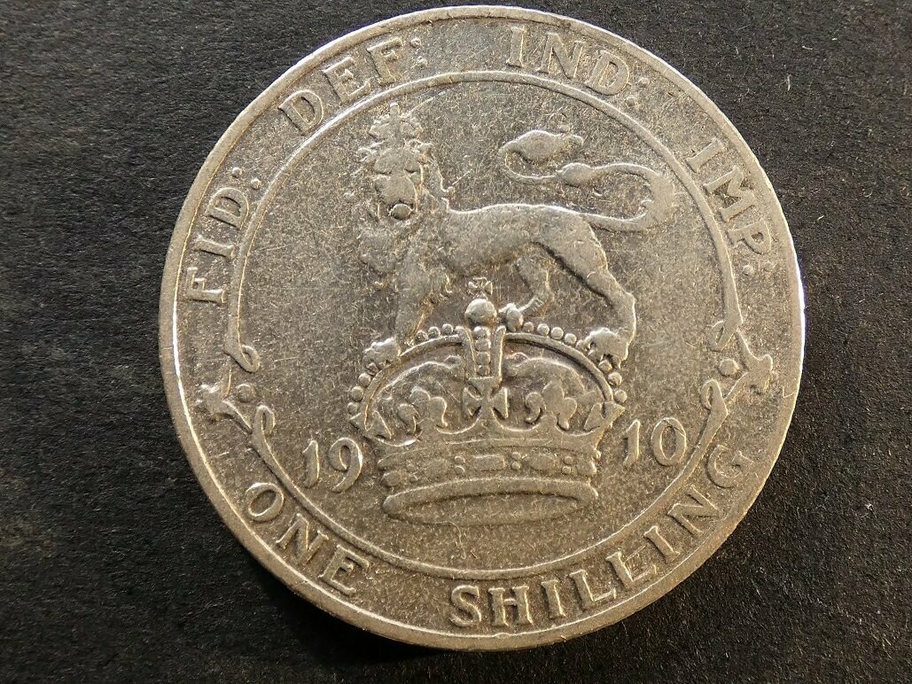 Shilling, 1910.