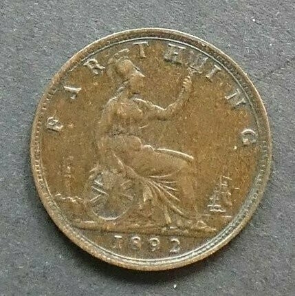 Farthing, 1892.