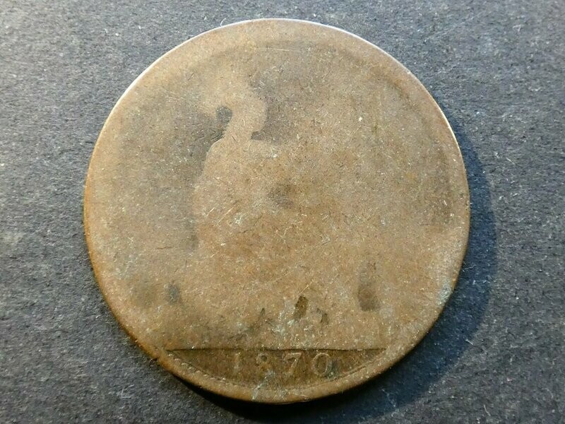 Penny, 1870.
