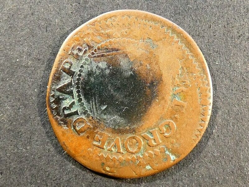 17th Century Halfpenny, Sussex, Robertsbridge, W-151