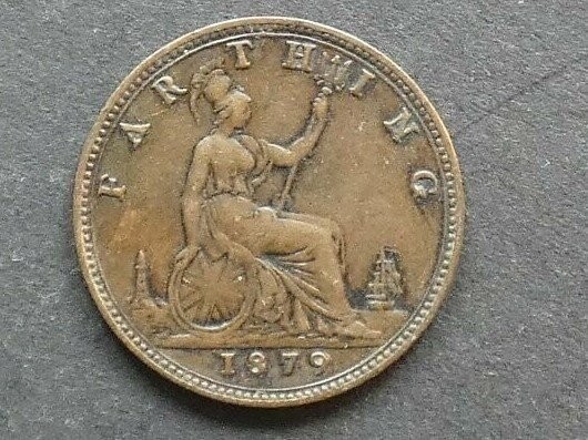 Farthing, 1879.