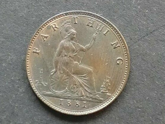 Farthing, 1881.
