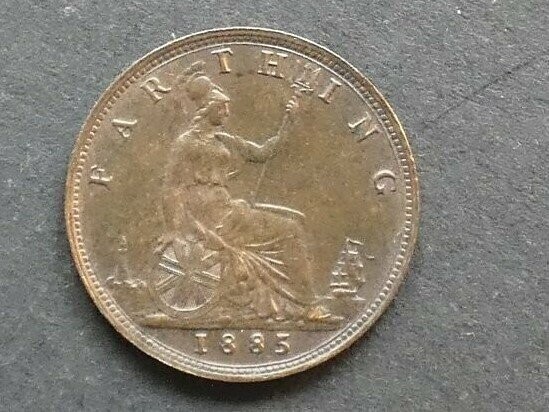 Farthing, 1885.