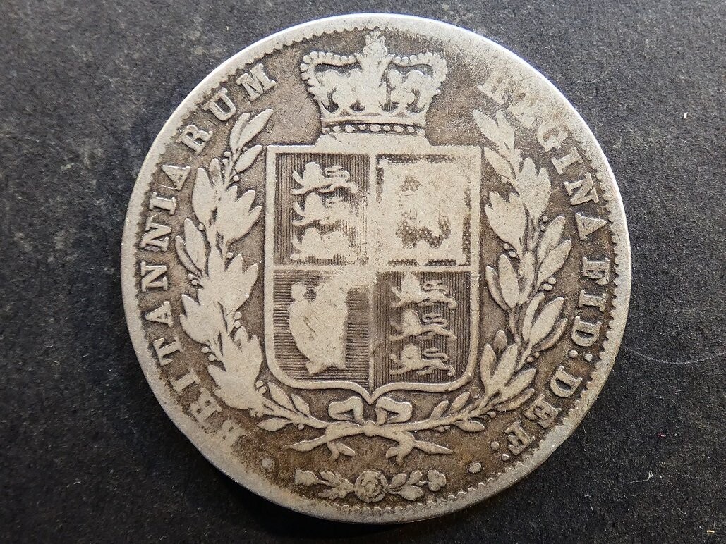 Halfcrown, 1844.