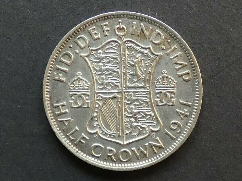 Halfcrown, 1941.