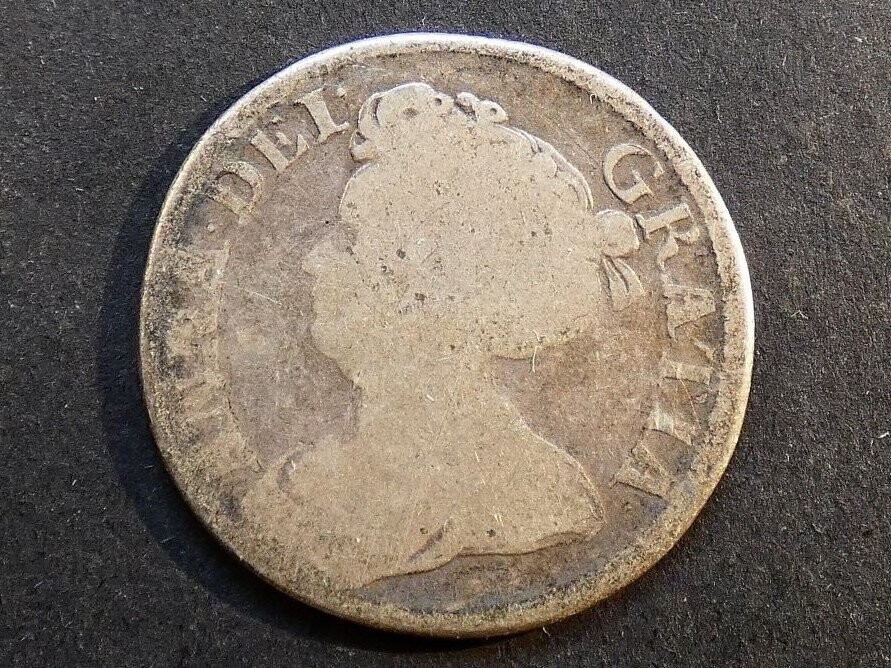 Shilling, 1711, 4th bust.