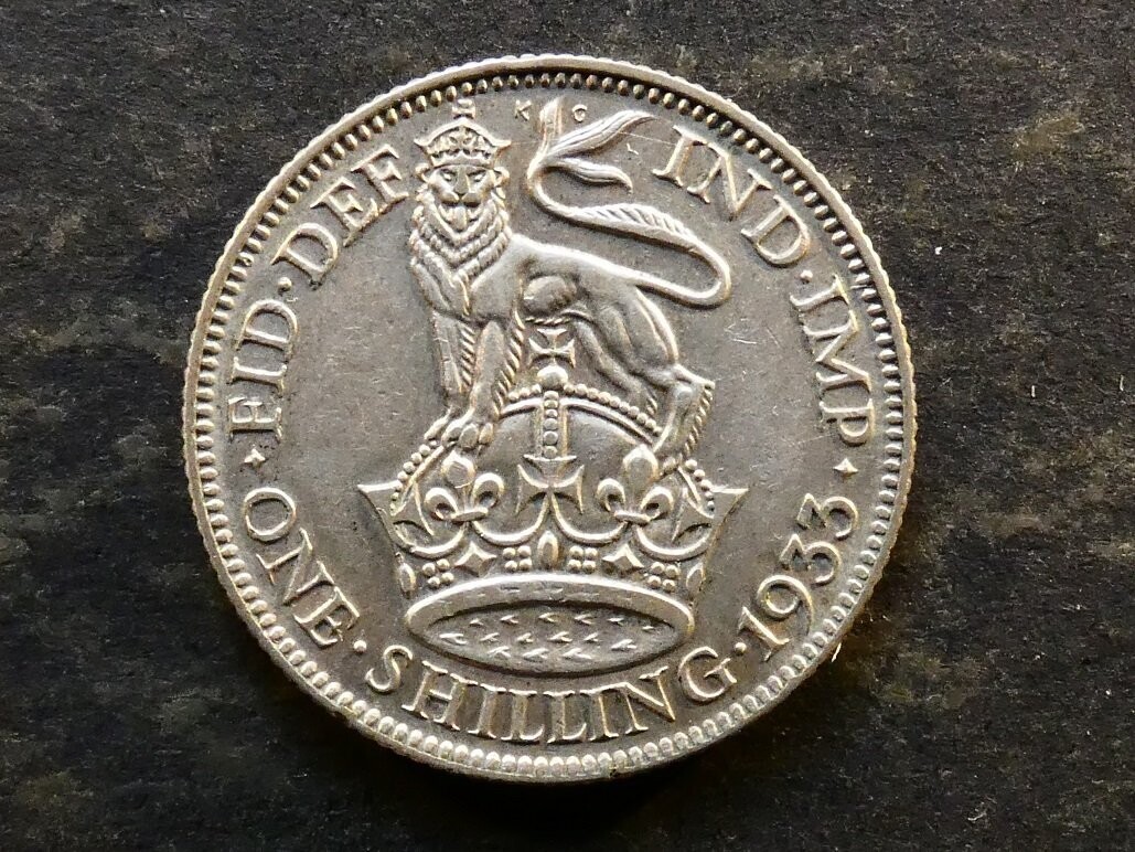 Shilling, 1933.
