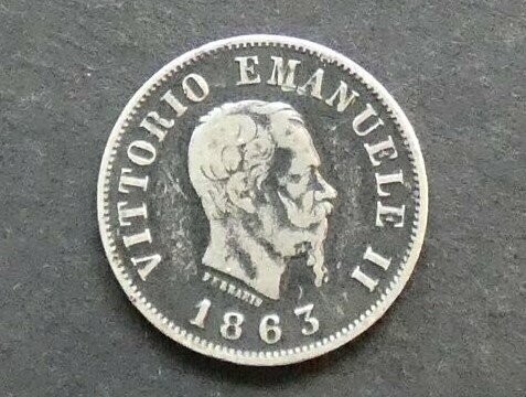 Italy, 50 Centesimi, 1863 M-BN