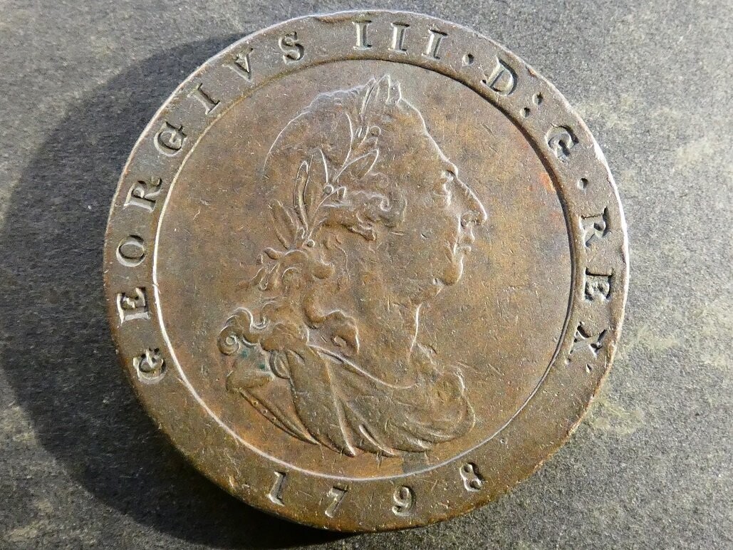 Isle of Man, Penny, 1798