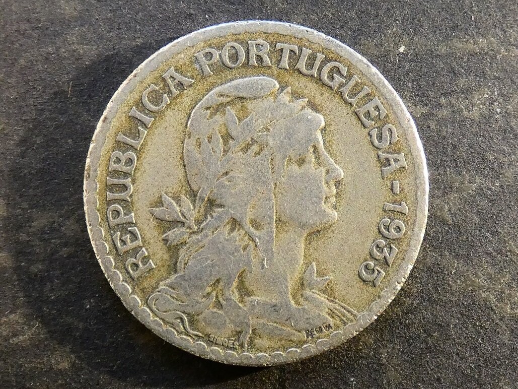 Portugal, 1 Escudo, 1935