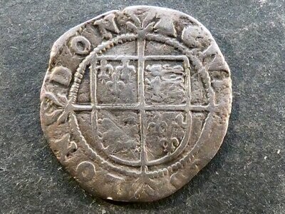 England, Elizabeth I, Half-Groat, ND(1582-1584), mintmark A
