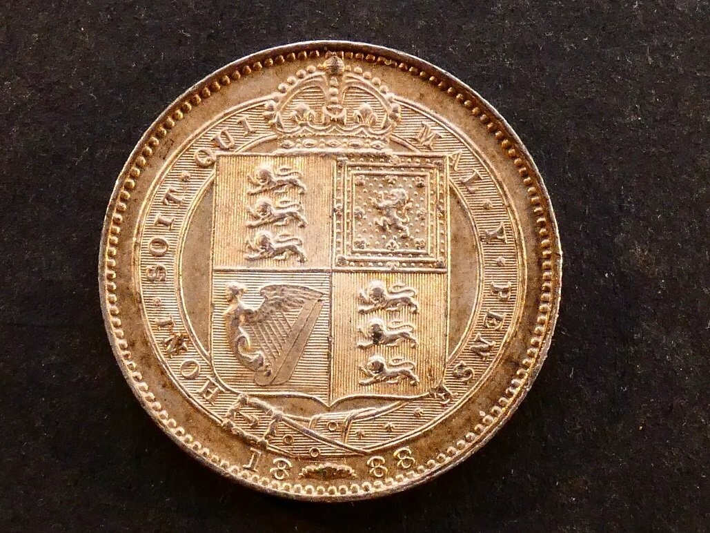 Shilling, 1888/7.