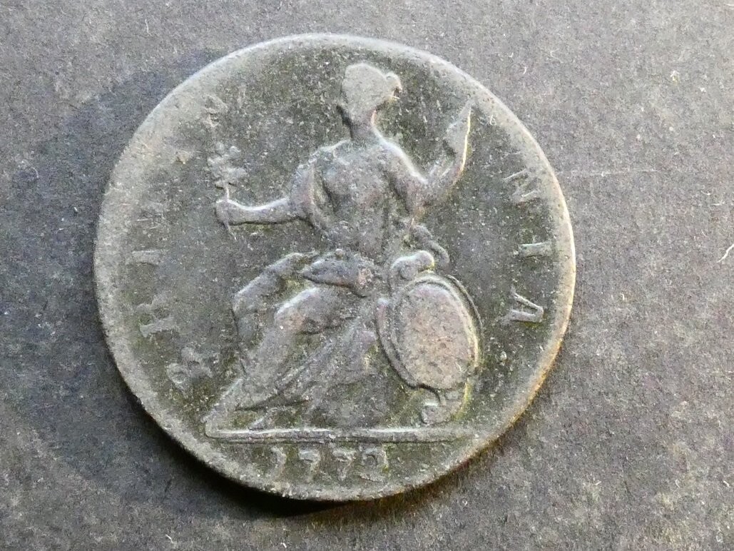 Halfpenny, 1772.