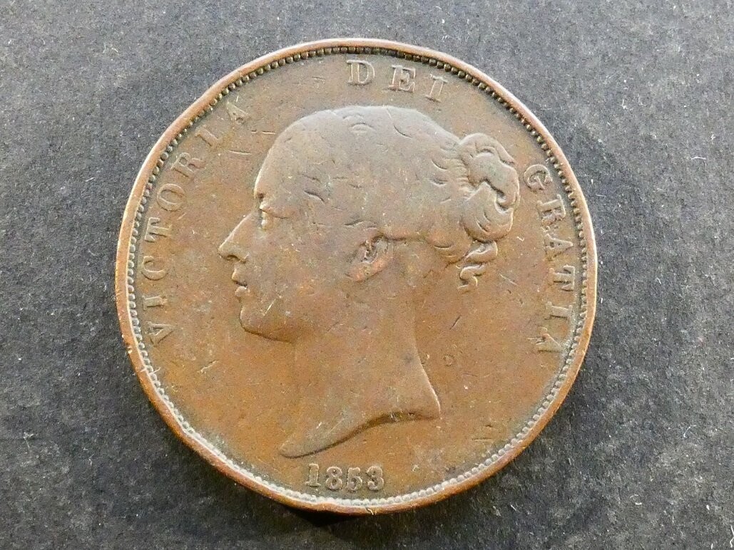 Penny, 1853, PT, DEF: