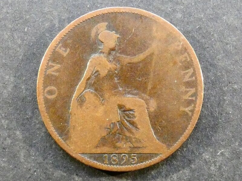 Penny, 1895, Low tide.