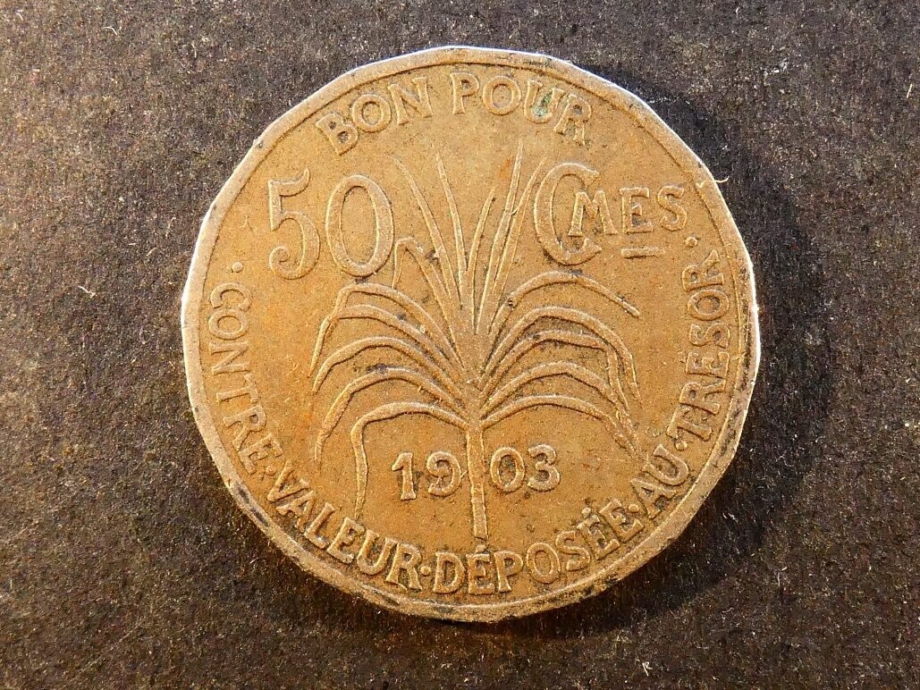 Guadeloupe, 50 Centimes, 1903