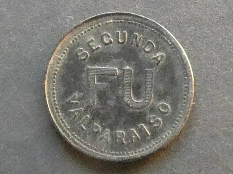 Chile, Valparaiso, transport token