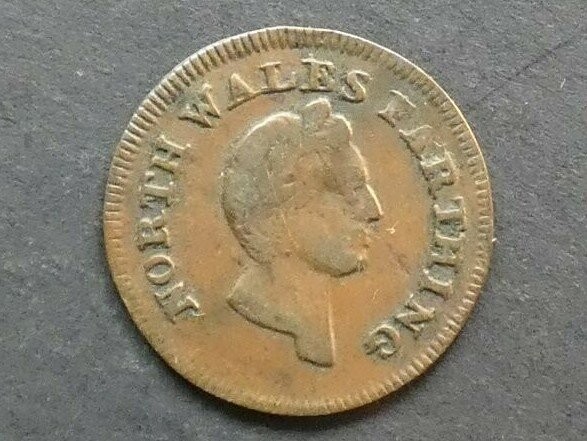18th Century Farthing, Wales, North Wales, 1793, DH-18