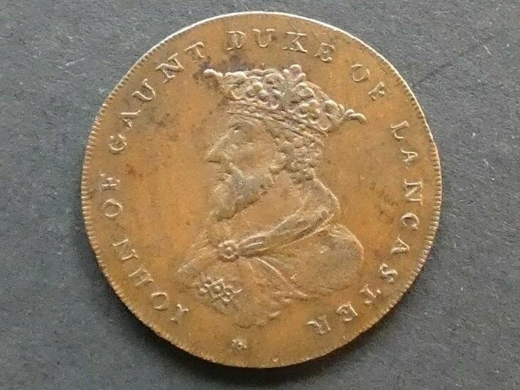 18th Century Halfpenny, Lancashire, Lancaster, 1792, DH-30