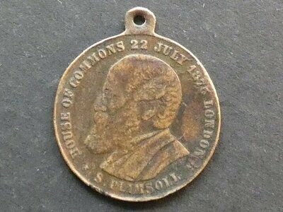 1875, Samuel Plimsoll laudatory medal