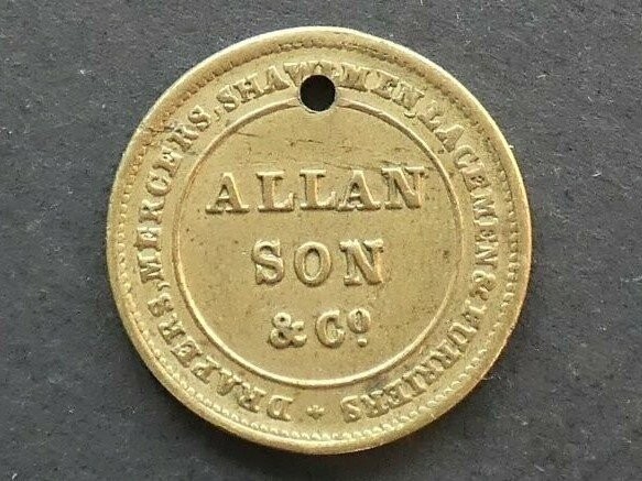 Advertising piece, London, Allan Son & Co