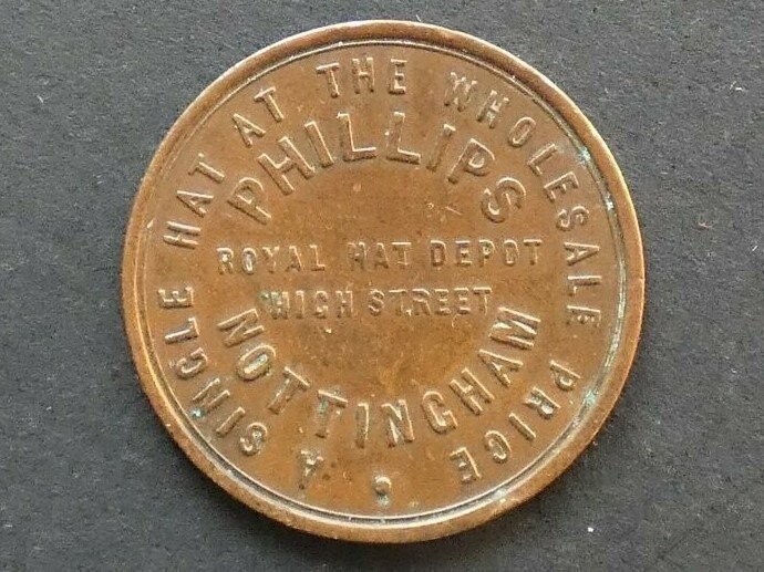 Advertising piece, Nottingham, Phillips
