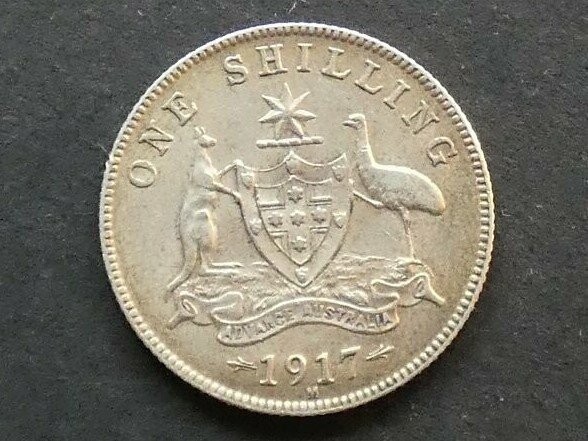 Australia, Shilling, 1917M