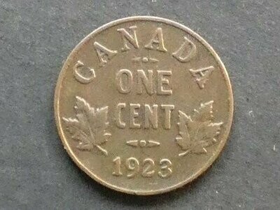 Canada, 1 Cent, 1923