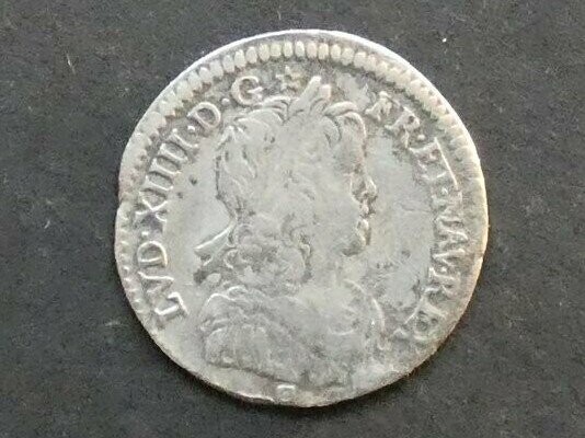 France, 1/12 Ecu, 1659, Limoges